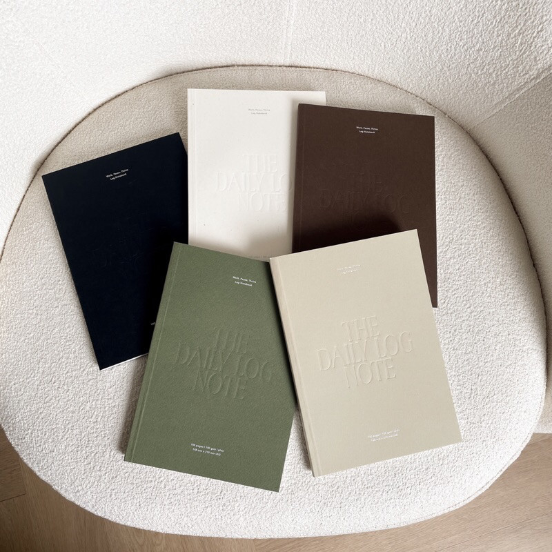 

The Daily Log Notebook / Buku Tulis Soft Cover Blank A5