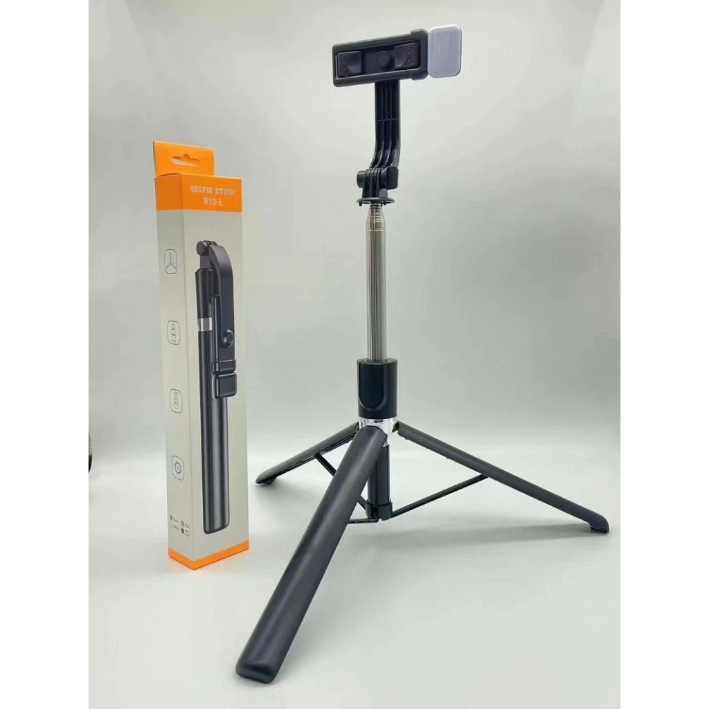 Tongsis Led + Tripod Panjang 1.7meter + Tombol Selfie (R1S-L)