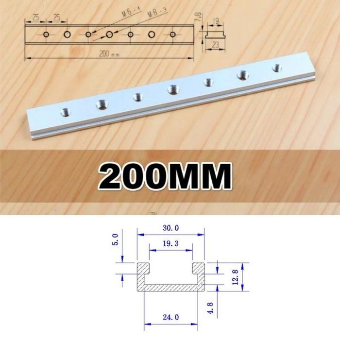 Top T slab T slot T track Miter Track r