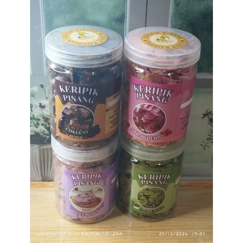 

Olivoliv Snack Keripik Pisang Coklat Ukuran 800Ml