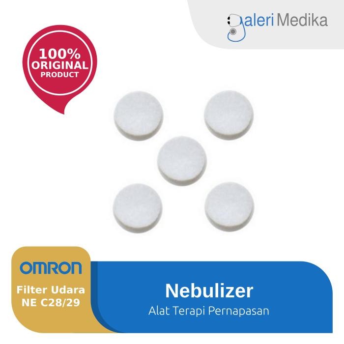 Filter Udara Nebulizer Omron NE-C28/ NE-C29 Terlaris Asma Bagus Alat Uap Terapi Pernapasan Berkualit