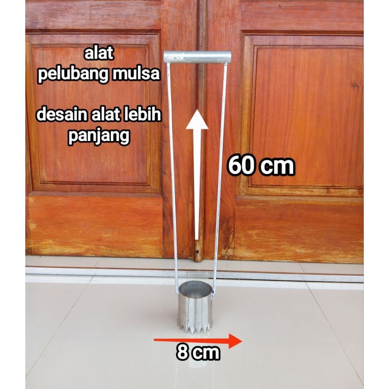 Flowersbloom Alat Pembolong Mulsa/Pelubang Mulsa/Plong Mulsa Diameter 8Cm Panjang 60Cm