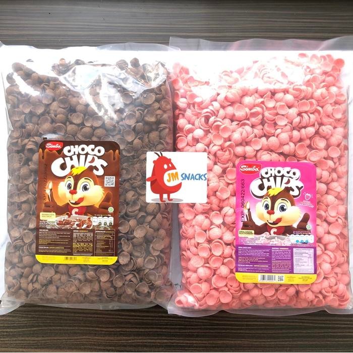 

JTTOP" [PROMO!!] SIMBA CHOCO CHIPS BULKY 1KG - SEREAL SIMBA NIKMAT HEMAT