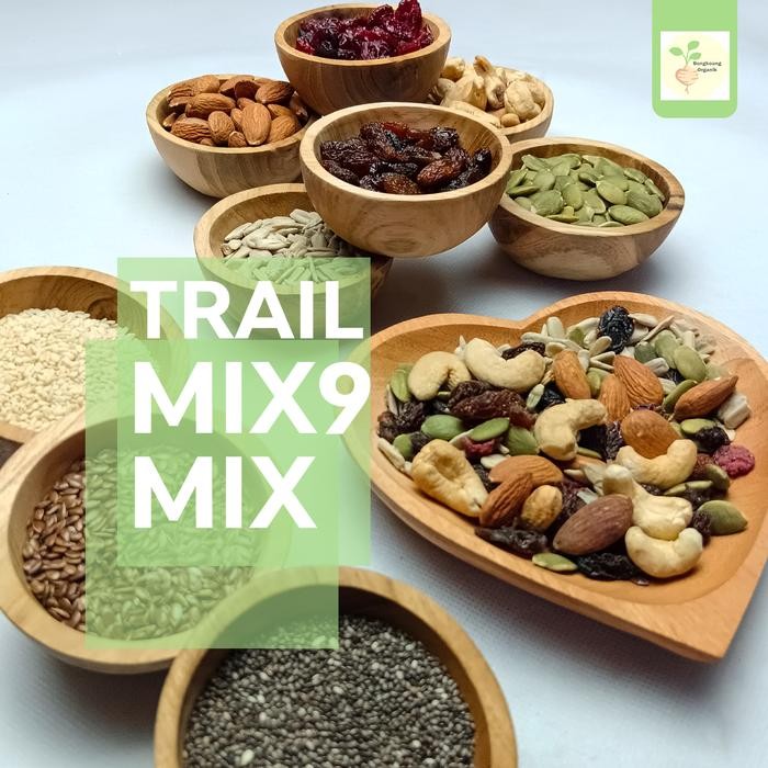 

JTTOP" SUPER TRAIL MIX (9 MIX) 500GR - ALMOND, CRANBERRY, CASHEW, SUNFLOWER SEED, PUMPKIN SEED,