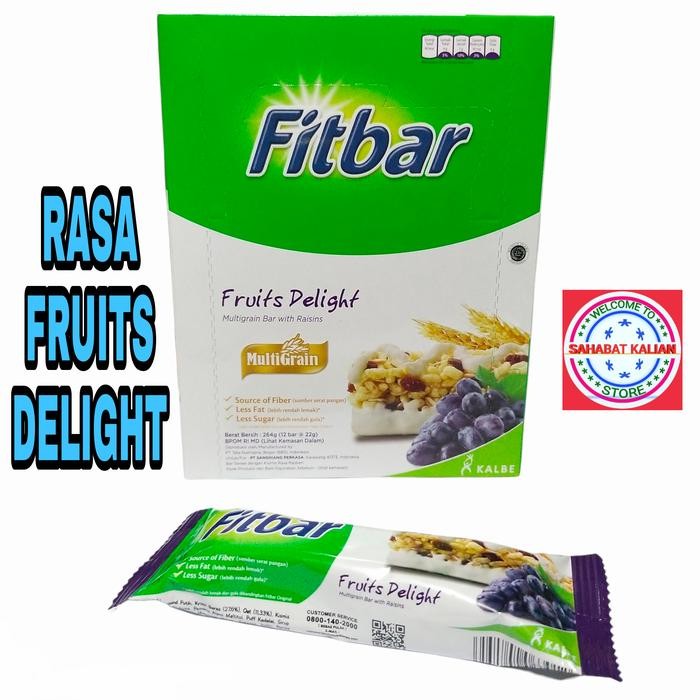 

JTTOP" FITBAR FRUITS MULTIGRAIN 24GR 1 BOX ISI 12 PCS