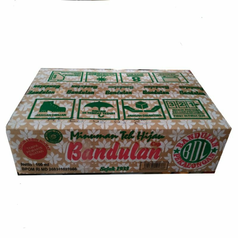 

teh bandulan teh hijau 1 dus isi 24 cup