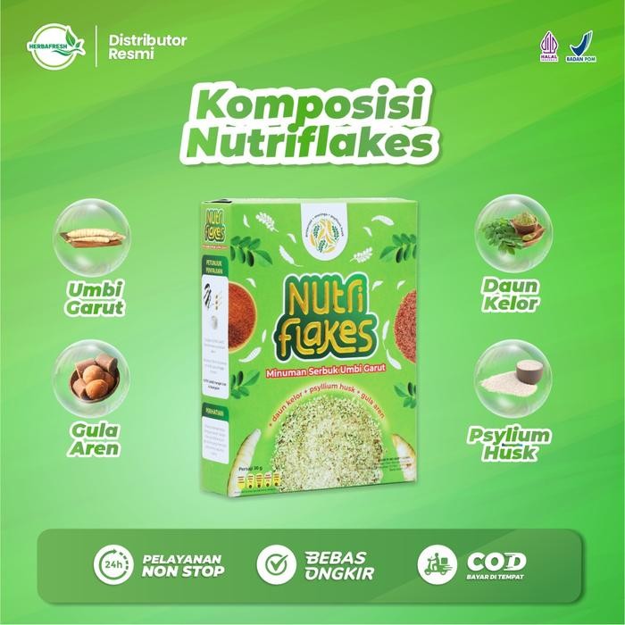 

JTTOP" NUTRIFLAKES SEREAL SEHAT ATASI MAAG DAN ASAM LAMBUNG