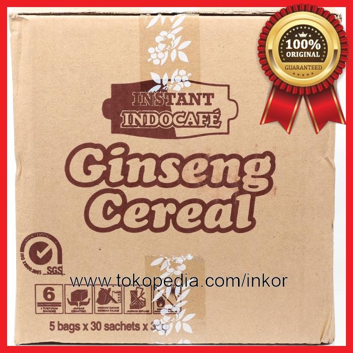 

JTTOP" INDOCAFE INSTANT GINSENG CEREAL MINUMAN SERBUK SEREAL BAG 30X35GR