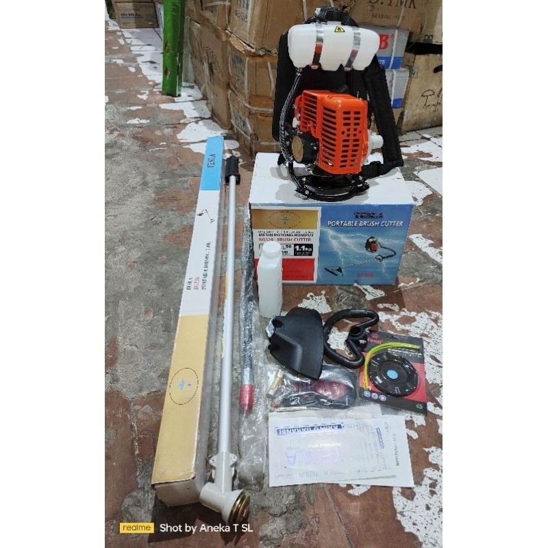 Happygardens Mesin Potong Rumput Tesla 328 Brush Cutter 328 Tesla Bg328 Tesla 2Tak