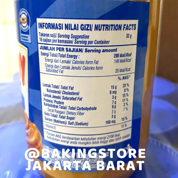 

JTTOP" SELAI KACANG CHUNKY SKIPPY 500 GR PEANUT BUTTER