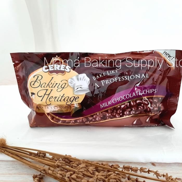 

JTTOP" CERES MILK CHOCO CHOCOLATE CHIP CHIPS MILK BAKING HERITAGE MILK 250 GR