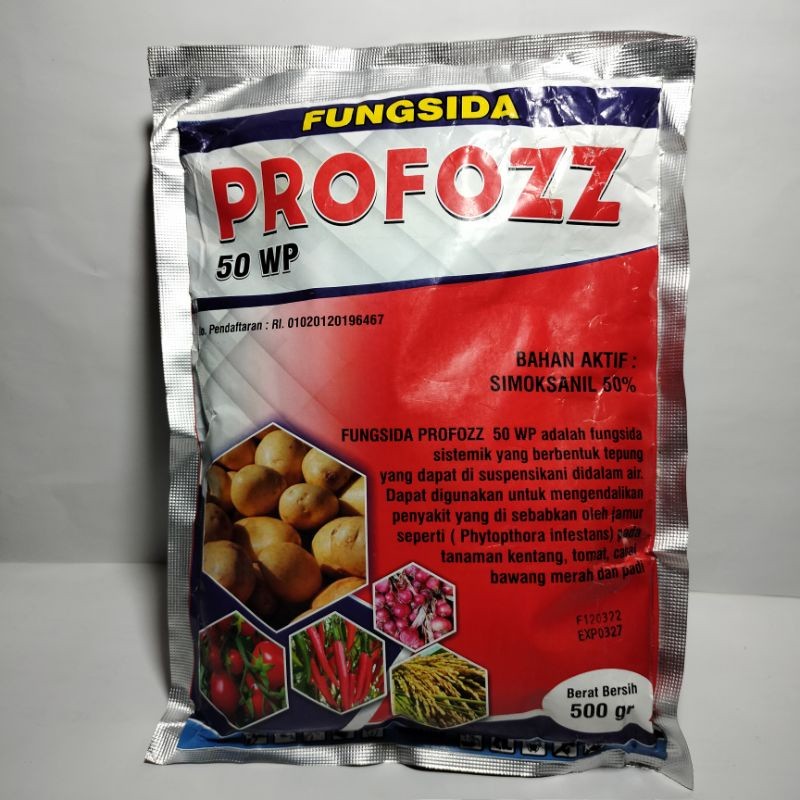 Happygardens Fungisida Sistemik Profozz 50Wp 500Gram /Demox Ba Simoksanil
