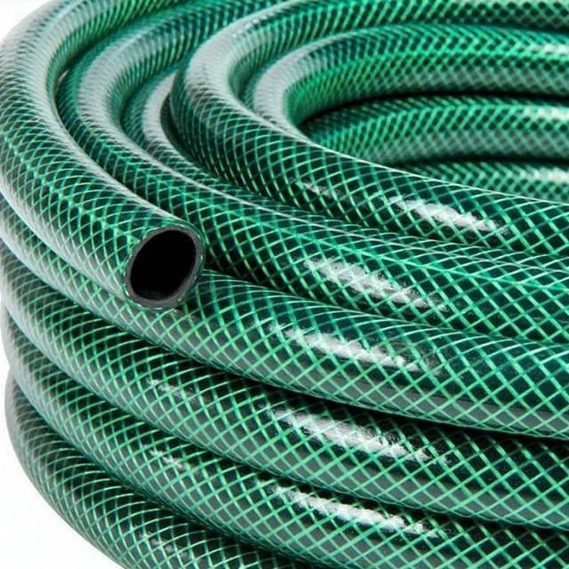 Happygardens 1 Paket Semprotan Hitam Selang Air 1/2 5/8 3/4 Inch 10 Meter Selang Hijau Anti Lumut