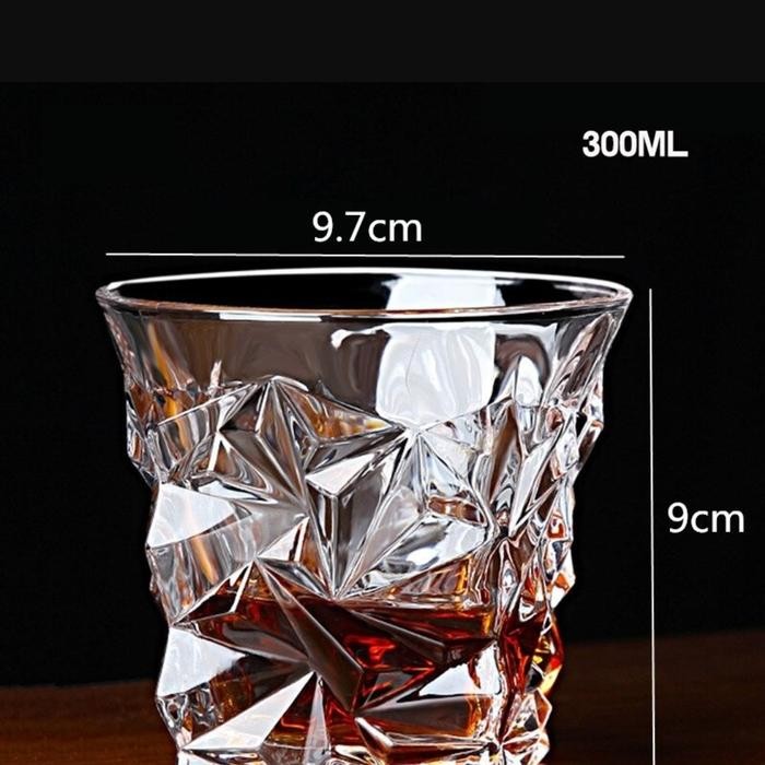 New ` Gelas whisky unik cocktail Cafe/ Whiskey Glass Wine Bir Gelas Kaca