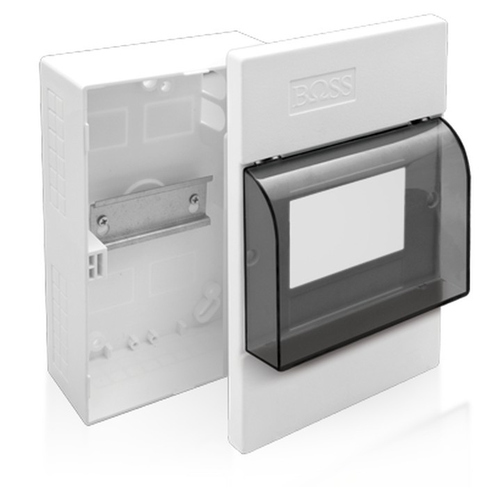 Box MCB BOSS 4 Grup 8 Grup 12 Grup OUTBOW DITEMPEL Vires Series 4 Gang 8 Gang 12 Gang Transparent