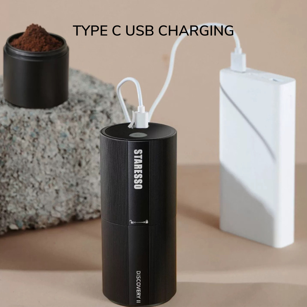 Grinder Kopi Staresso Discovery II D6E Electric Coffee Grinder Mini