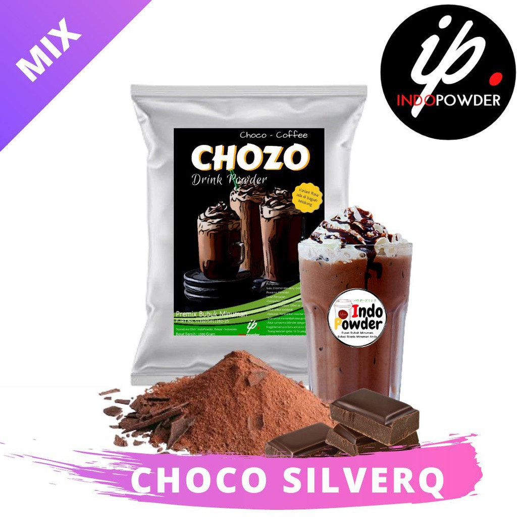 

Bubuk Minuman COKLAT rasa SILVERQ 1Kg - bubuk minuman NYOKLAT rasa SILVERQ
