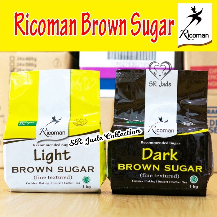 

Ricoman Light Dark Brown Sugar 1Kg 1 Kg Gula