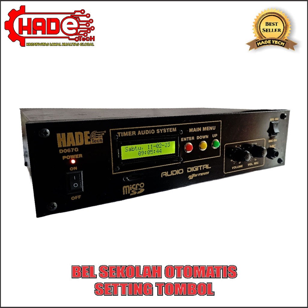 Bel sekolah Otomatis 1set Lengkap