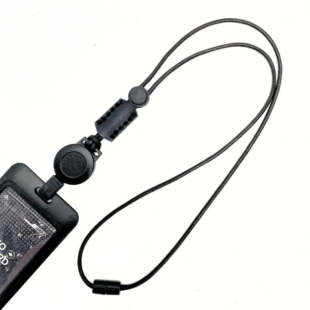 

Lanyard Id Card With Badge Retractable Tali Paracord Gantungan Kartu ID