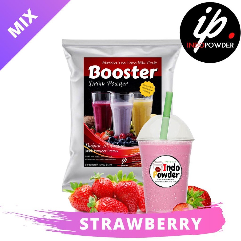 

Bubuk Minuman STRAWBERRY 1Kg Untuk Minuman Kekinian
