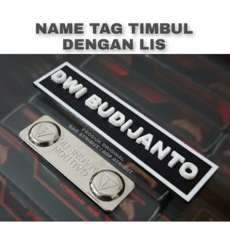

Name TagTimbul-Papan Nama Timbul Exclusive