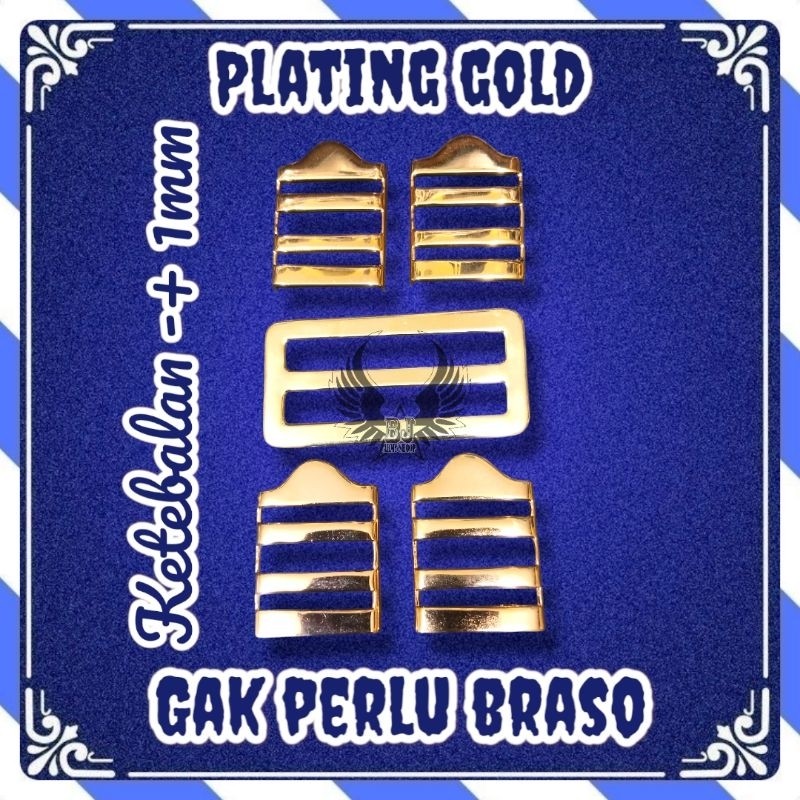 Ring Pdp Slempang Polos Pm Provos Asli Kuningan Palting Gold Gak Perlu Braso