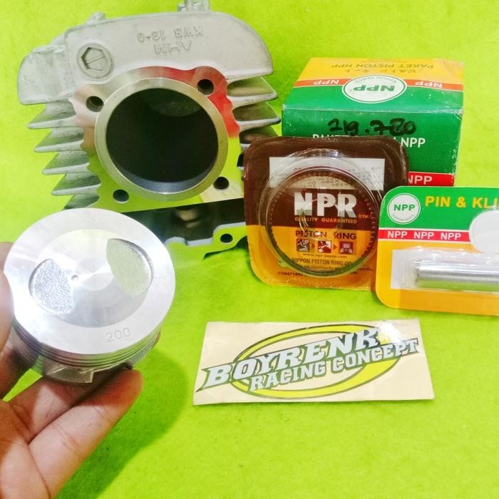 PAKET BORE UP BLADE REVO ABSOLUTE KWB BORING LUAR 61 PISTON JUPITER XB