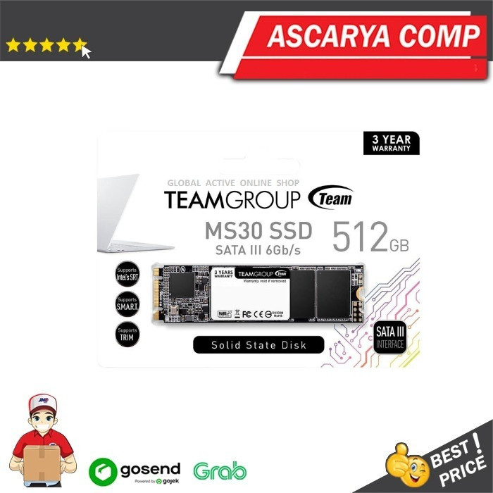 MD Team SSD Msata M.2 2280 MS30 512GB - 512 GB M2 TM8S7512G0C101 /SSD 256