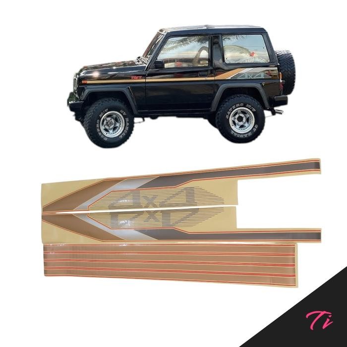 striping stiker taft 4x4 / list body daihatsu taft 4x4 hiline rocky