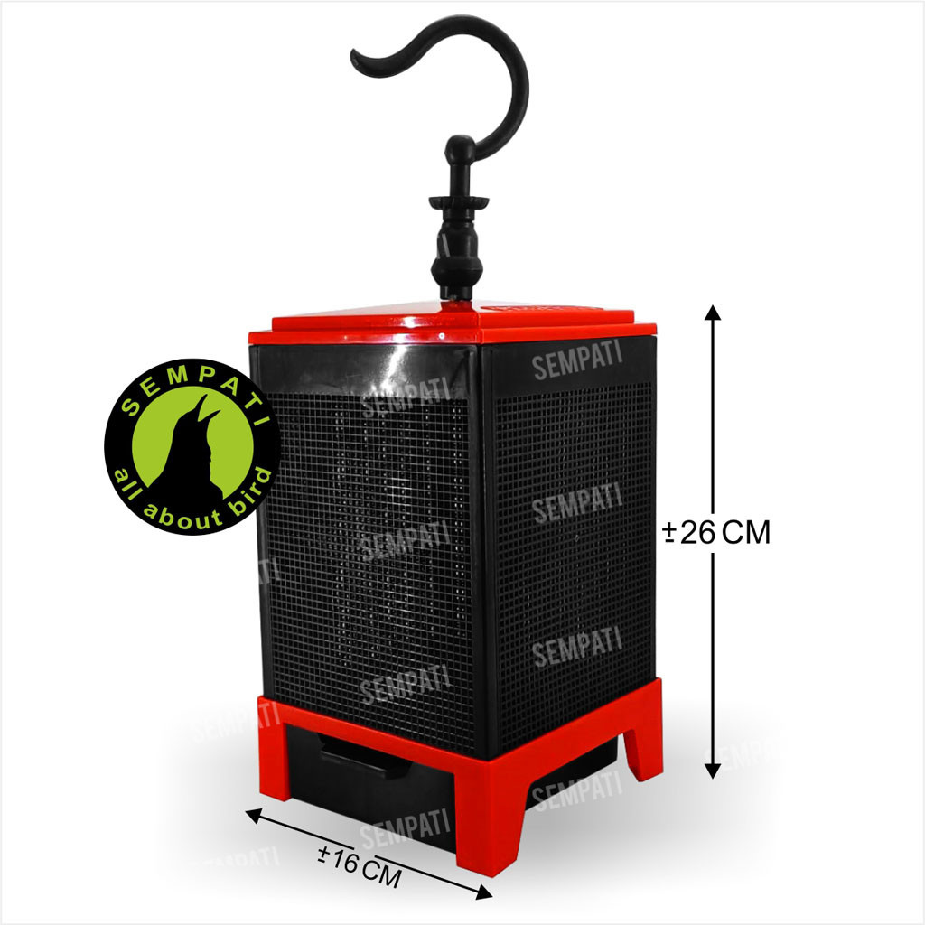 SEMPATI Kandang Jangkrik Asena Wadah Tempat Rumah Ternak Jangkrik Kalung Jrabang Jerabang Selering