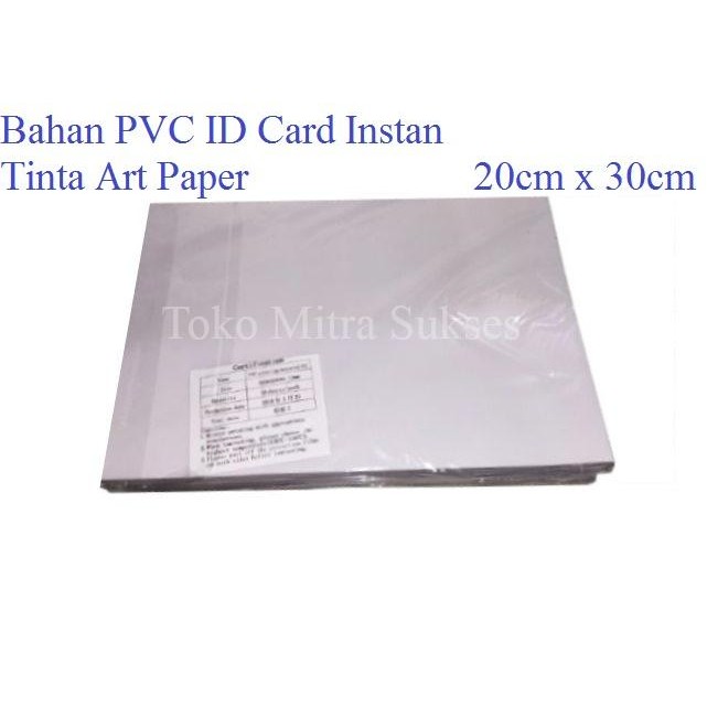 

Bahan PVC Id Card Instan Tinta Art Paper