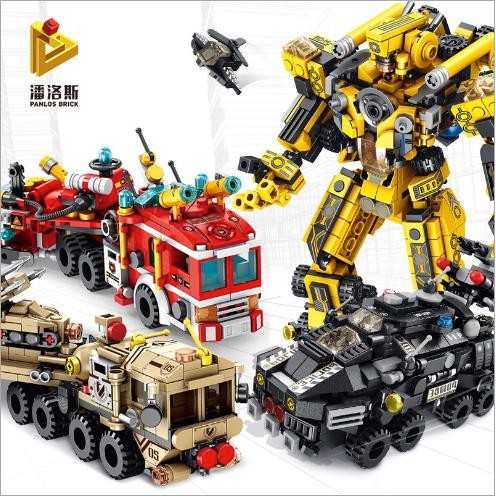 Mini Sembo Block 12in1 Rakitan Mobil Robot Mainan Anak Edukasi