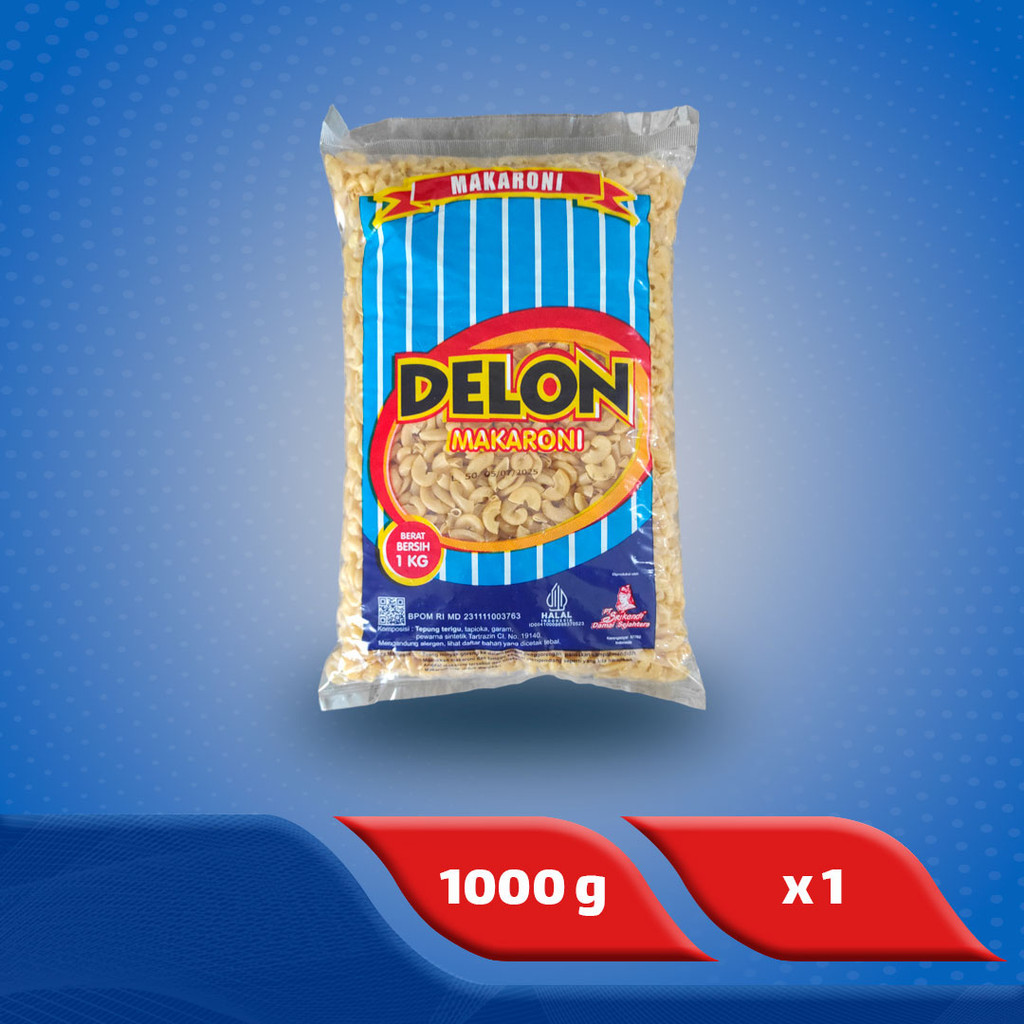 

Delon Biru Makaroni Bantat 1 Kg