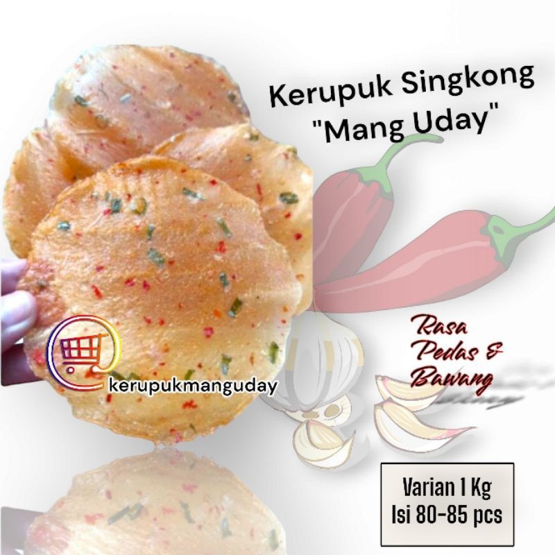 

Opak ukuran besar pedas dan original 1kg