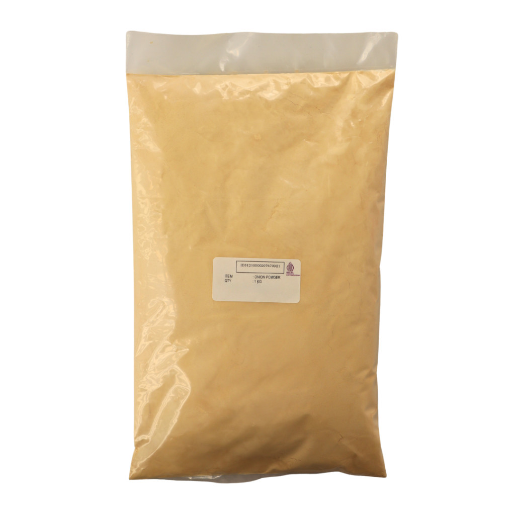 

Bawang Bombay Bubuk / Onion Powder Kemasan 1Kg Kualitas Premium 100% Asli