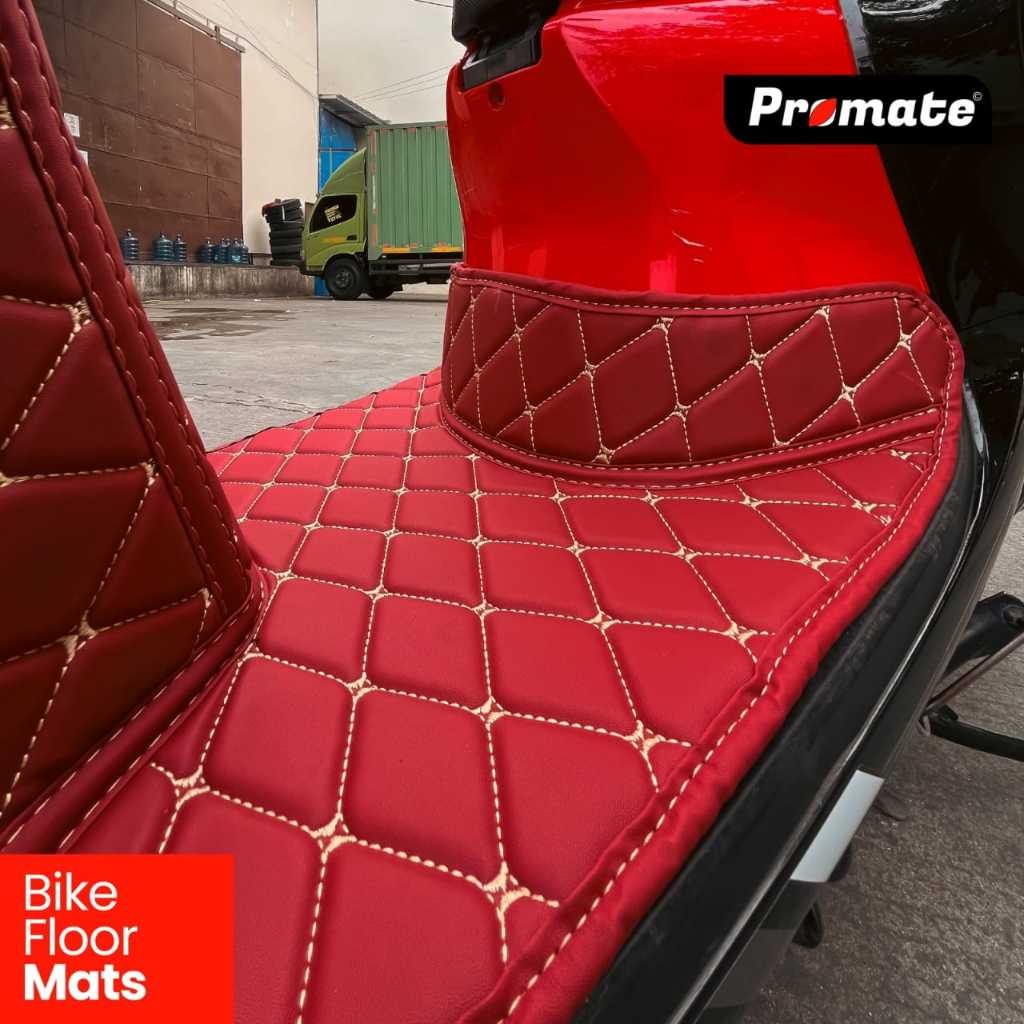 Unik Karpet Kulit Kualitas Premium Scoopy Karpet Motor Scoopy Aksesoris Scoopy 2013-2024