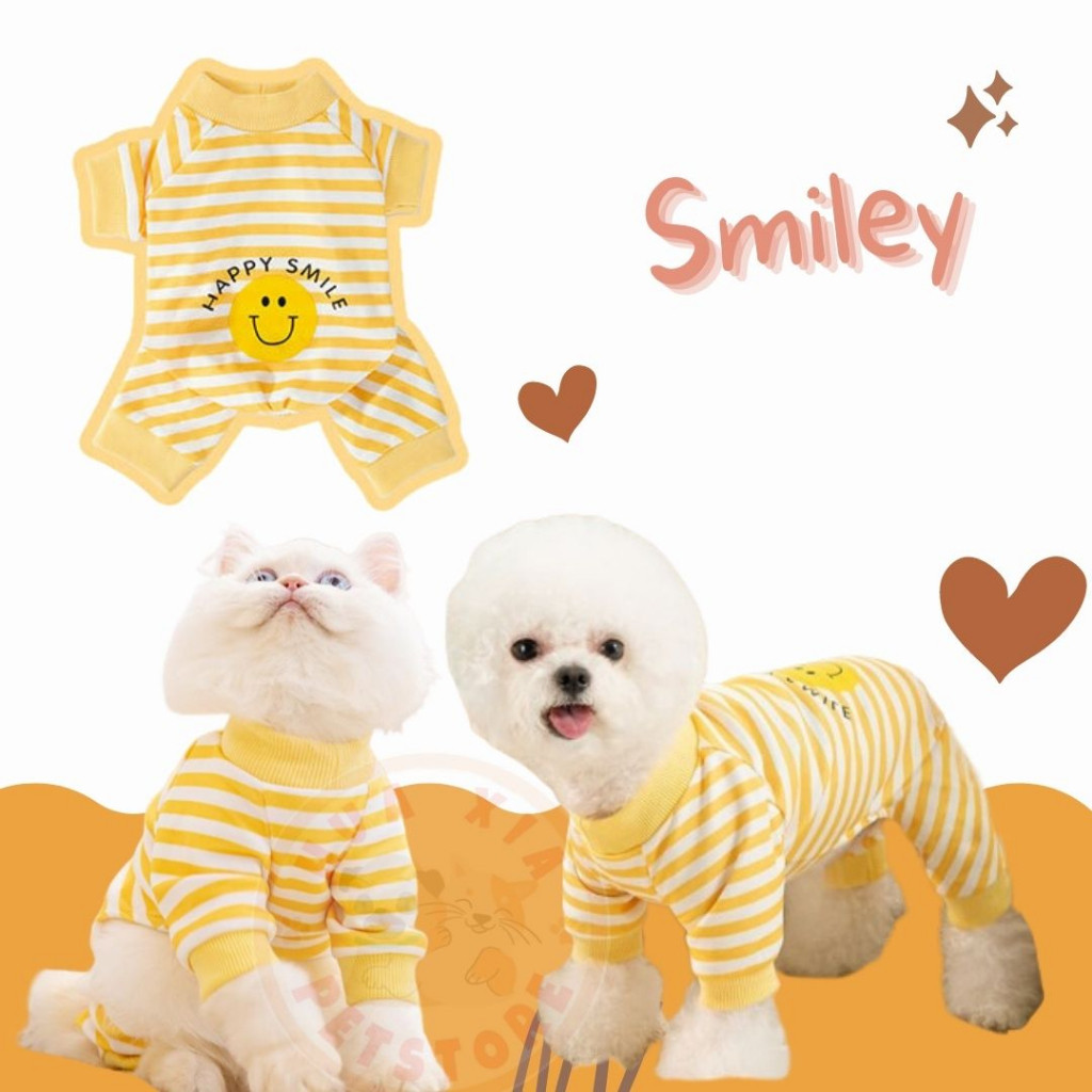 Baju Anjing Kecil / baju kucing /Jumpsuit Anjing Kucing Lucu