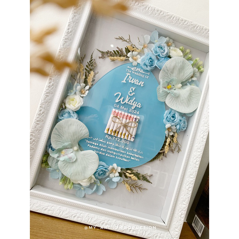 viral Mahar Pernikahan / Mahar Akrilik / Mahar Nikah Akrilik Flora