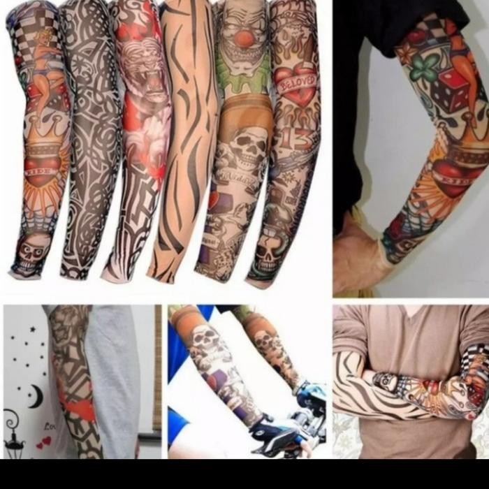 Manset Tato Tangan/Arm sleeve tato Pria/Manset tangan Tato