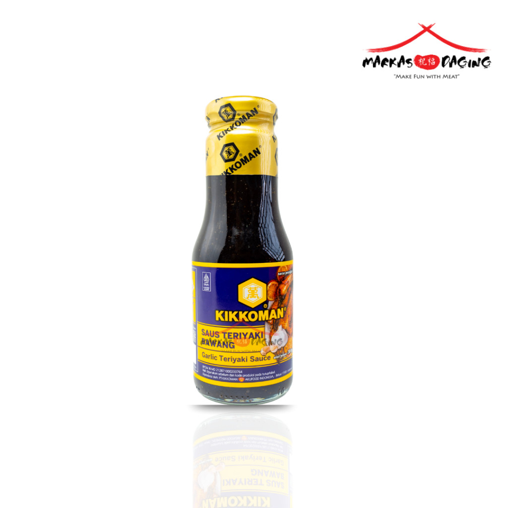 

KIKKOMAN TERIYAKI BAWANG Kikkoman Garlic Teriyaki Sauce - Markasdaging