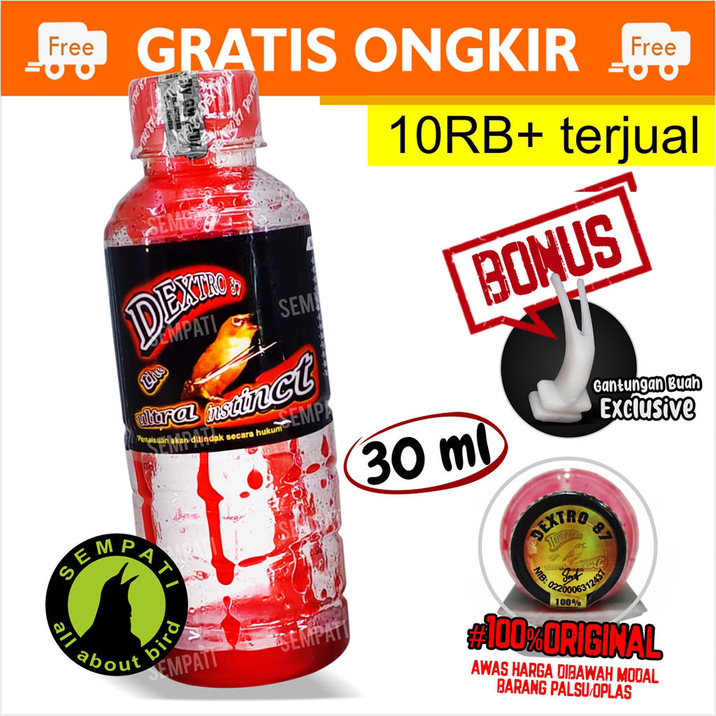 SEMPATI DEXTRO 87 MULTIVITAMIN MINUMAN PLECI DEXTRO 87 THE ULTRA INSTINC MULTIVITAMIN PLECI DEXTRO87