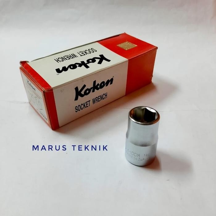 Ta_ Mata Sok Putih 1/2" X 14Mm Segi 6 Koken Japan