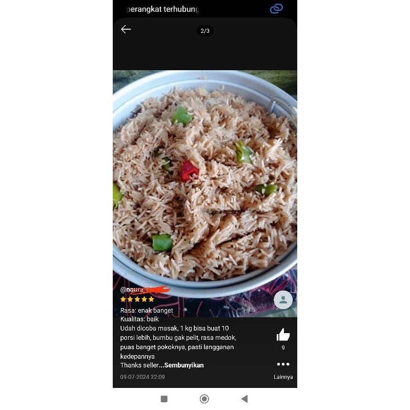 

Paket Nasi Kebuli 3in1 ( Basmati 1kg + Bumbu 80gr )