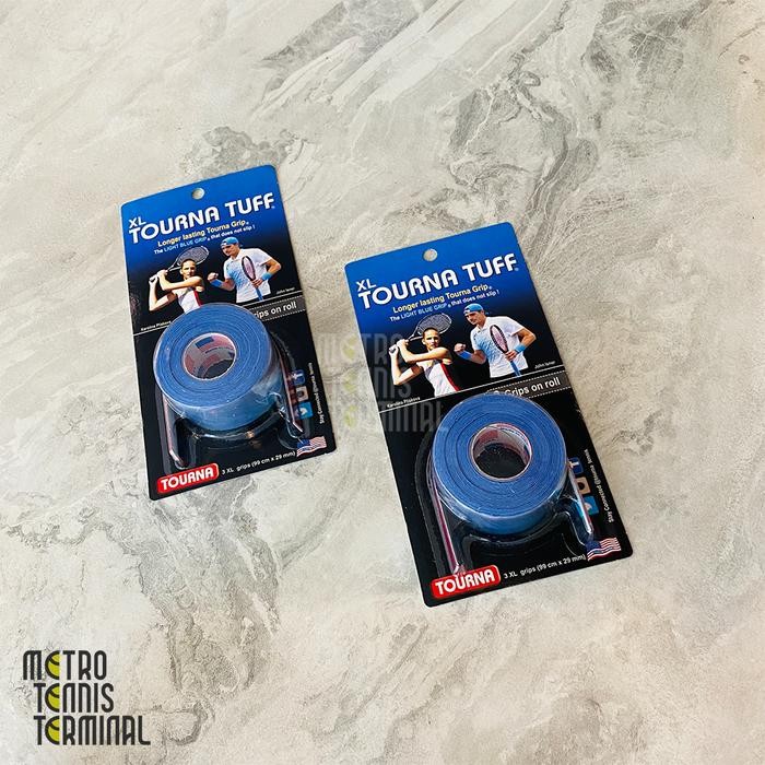 PREMIUM Tourna Tuff XL 3x Overgrips ( 3x Overgrip Raket Tenis )