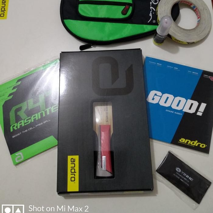 PREMIUM PAKET BET PINGPONG TENIS MEJA ANDRO TREIBER CO +R42+ANDRO GOOD + BONUS