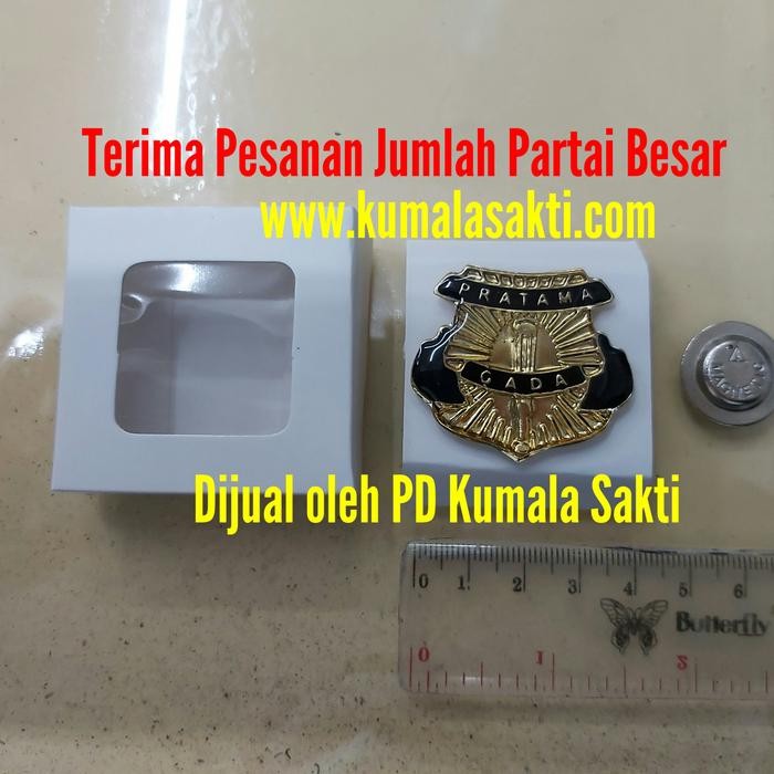 PREMIUM Pin Gada Pratama MagnetPin Satpam SecurityPangkat SatpamKaos Satpam