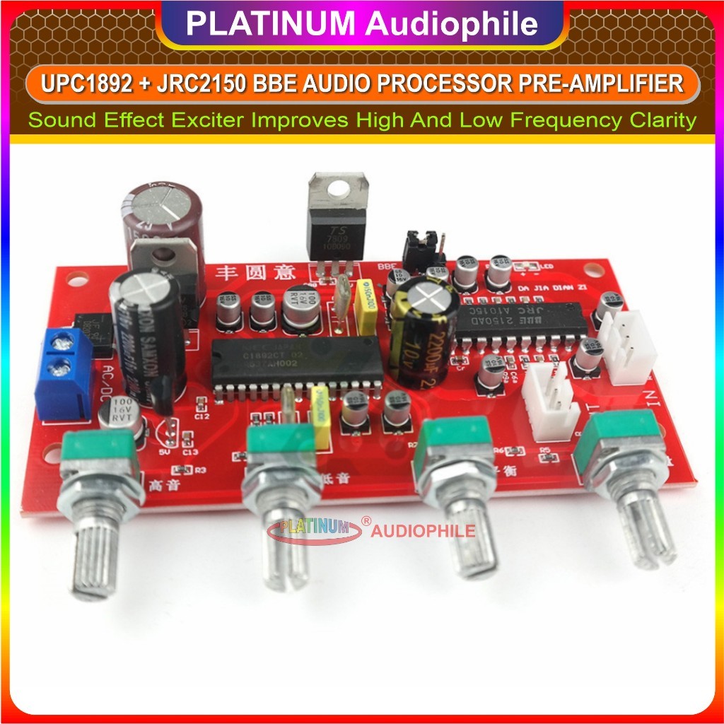 Modul BBE Audio Processor JRC 2150 UPC 1892 Tone Preamp Sound Effect Treble Bass BBE-03