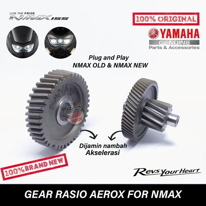 PREMIUM Gearbox / Gear Rasio / Ratio Aerox PNP Nmax Old / Nmax 2020