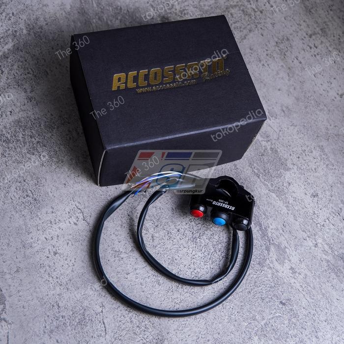 PREMIUM Saklar 3 Tombol Accossato Racing